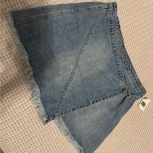 Blank NYC Light Blue Denim Skirt